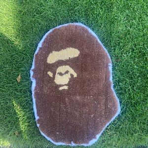 Custom BAPE rug, hand tufted